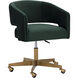 Claren Deep Green Sky Office Chair